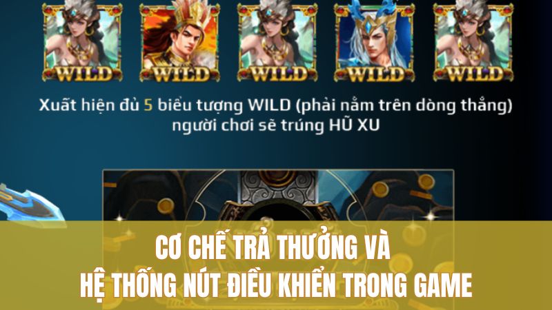 Sơn Tinh Thủy Tinh GO88: Mẹo Chơi Lật Kèo Thông Minh 2 Cơ chế trả thưởng và hệ thống nút điều khiển trong game